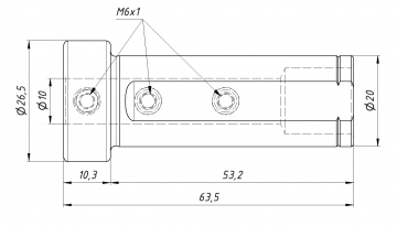 Втулка переходная D20-d10