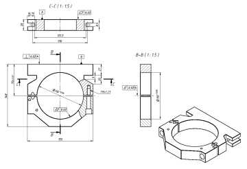 Крепление шпинделя D110-AL
