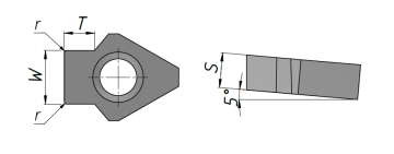 Пластина для долбяка B10 (10.01)