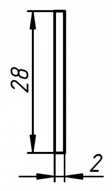 Трубка СОЖ G1/2 400 mm с рассекателем