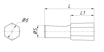 Прошивка ротационная под шестигранник KC-CT08-605