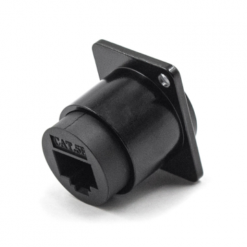 Разъём RJ45 8PIN для крепления на панели без пайки