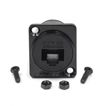 Разъём RJ45 8PIN для крепления на панели без пайки