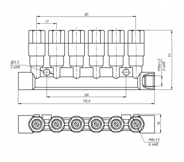Распределитель давления DZ3600