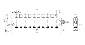 Регулируемый распределитель FYK2-10