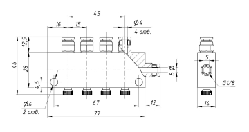Регулируемый распределитель FYK2-4
