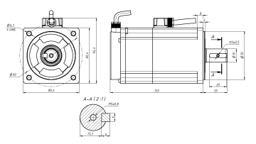 WD80M-07530S-D2G с тормозом
