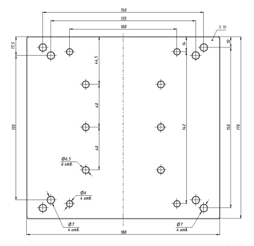 Стальное крепление поворотной оси