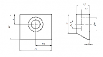 УПОР КЛИНОВОЙ H-2