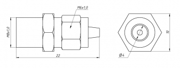 Фитинг быстрозажимной прямоточный KTZ-4