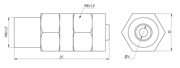 Фитинг быстрозажимной прямоточный KTZ-6