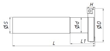 Фреза грибковая MTS-50-H8-C20-150-4T