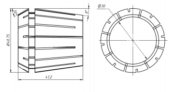Цанга ER40-30 (высокоточная)