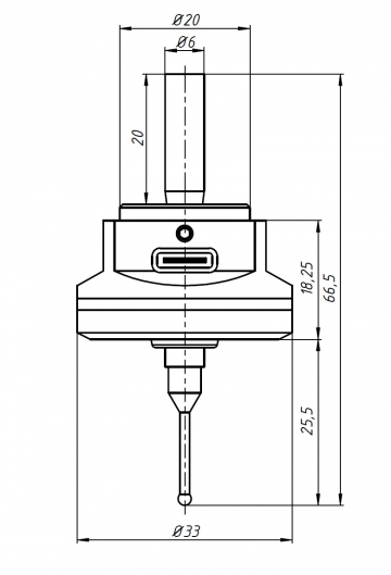 Центроискатель T05C