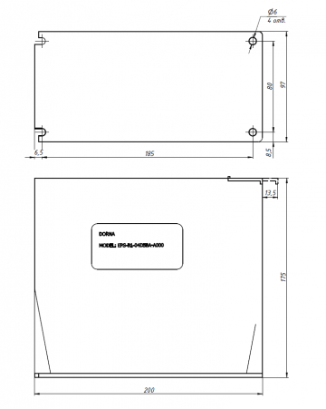 Серводрайвер EPS-B1-04D5BA-A000