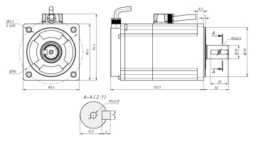 WD80M-07530S-A1G с тормозом