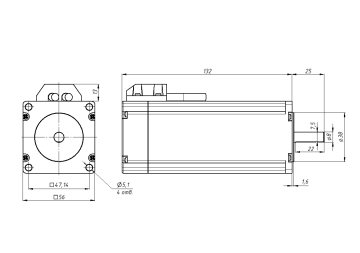 57HSE3N-D25 (with 2m cable)