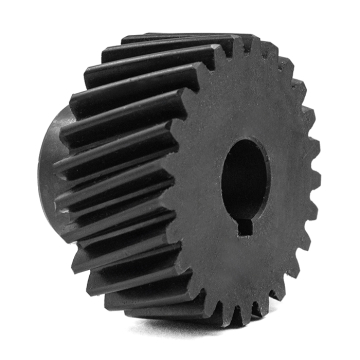 Шестерня косозубая M2-Z25-16 фланец 15мм