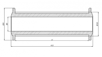 Шкив 15T-3M-40AF 8mm