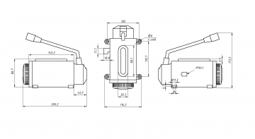 Ручной насос для смазки Y-8 500cc 6mm