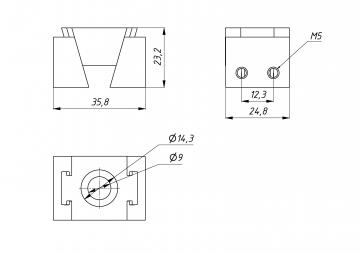Прижим пружинный M8