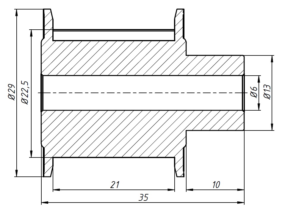 Шкив 15. Шкив 15-m11596.